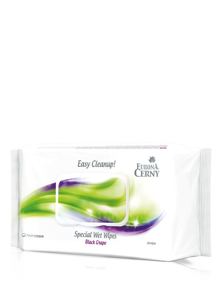Easy Cleanup! Speciální vlhčené ubrousky pro snadný úklid