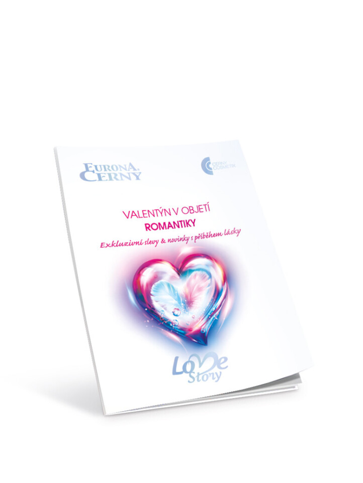 Valentýnský akční leták 2026
