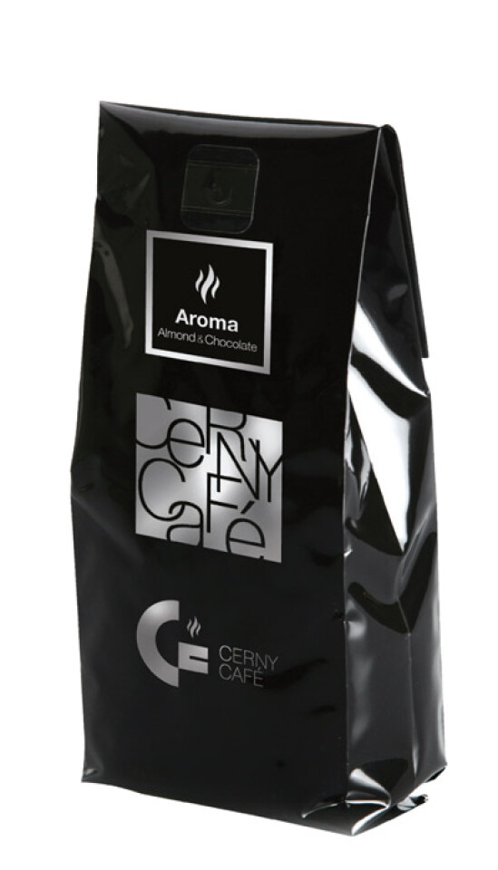 Mielona aromatyzowana kawa Cerny Café - 100% Arabica Migdały & czekolada
