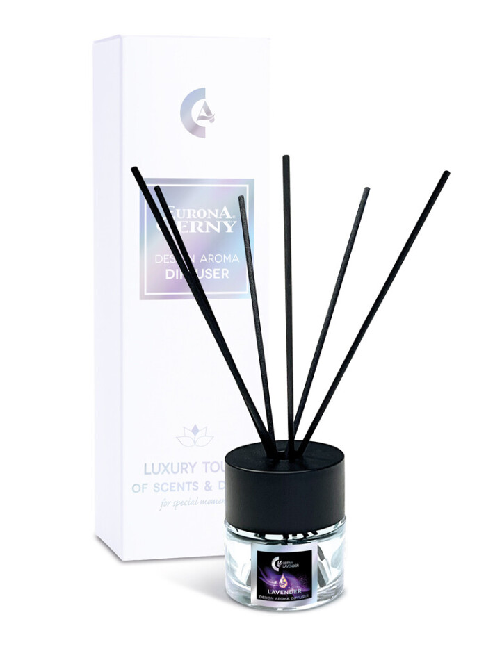 Designový aroma difuzér s levandulí