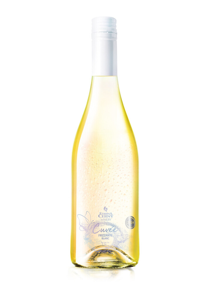 CUVÉE FRIZZANTE BLANC – Perlivé víno dosycené přírodním oxidem uhličitým, polosuché