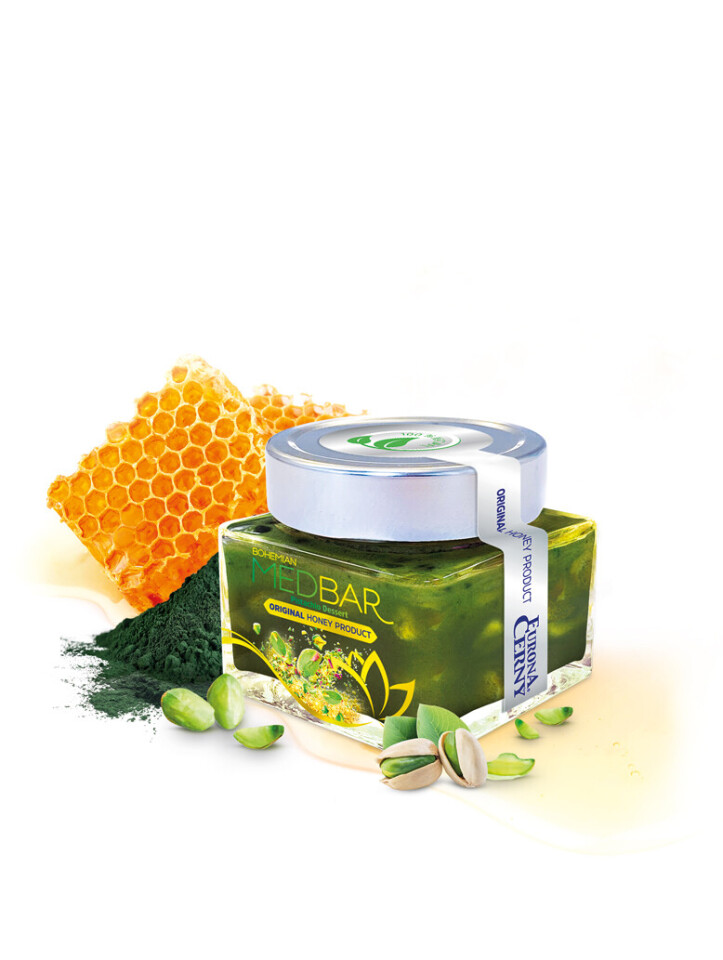 Medová delikatesa – MEDBAR Pistachio Dessert